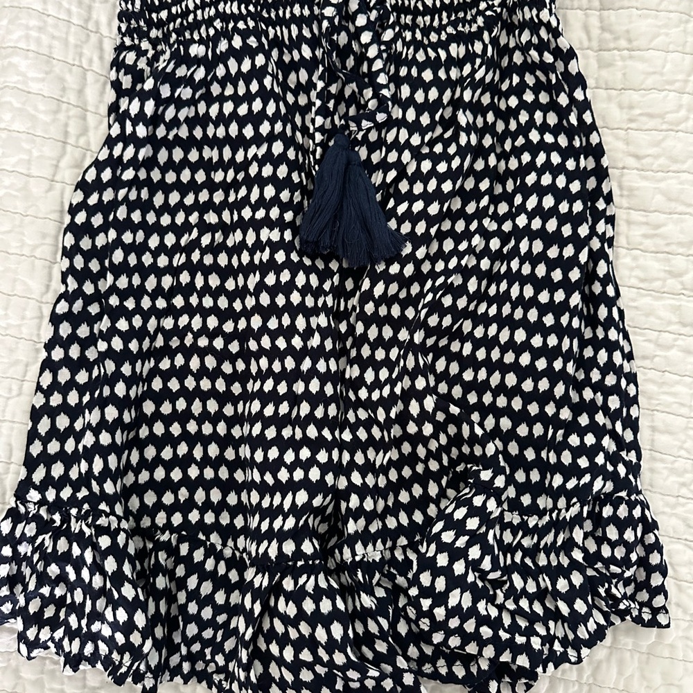 Tiare Hawaii Navy and White Mini Skirt